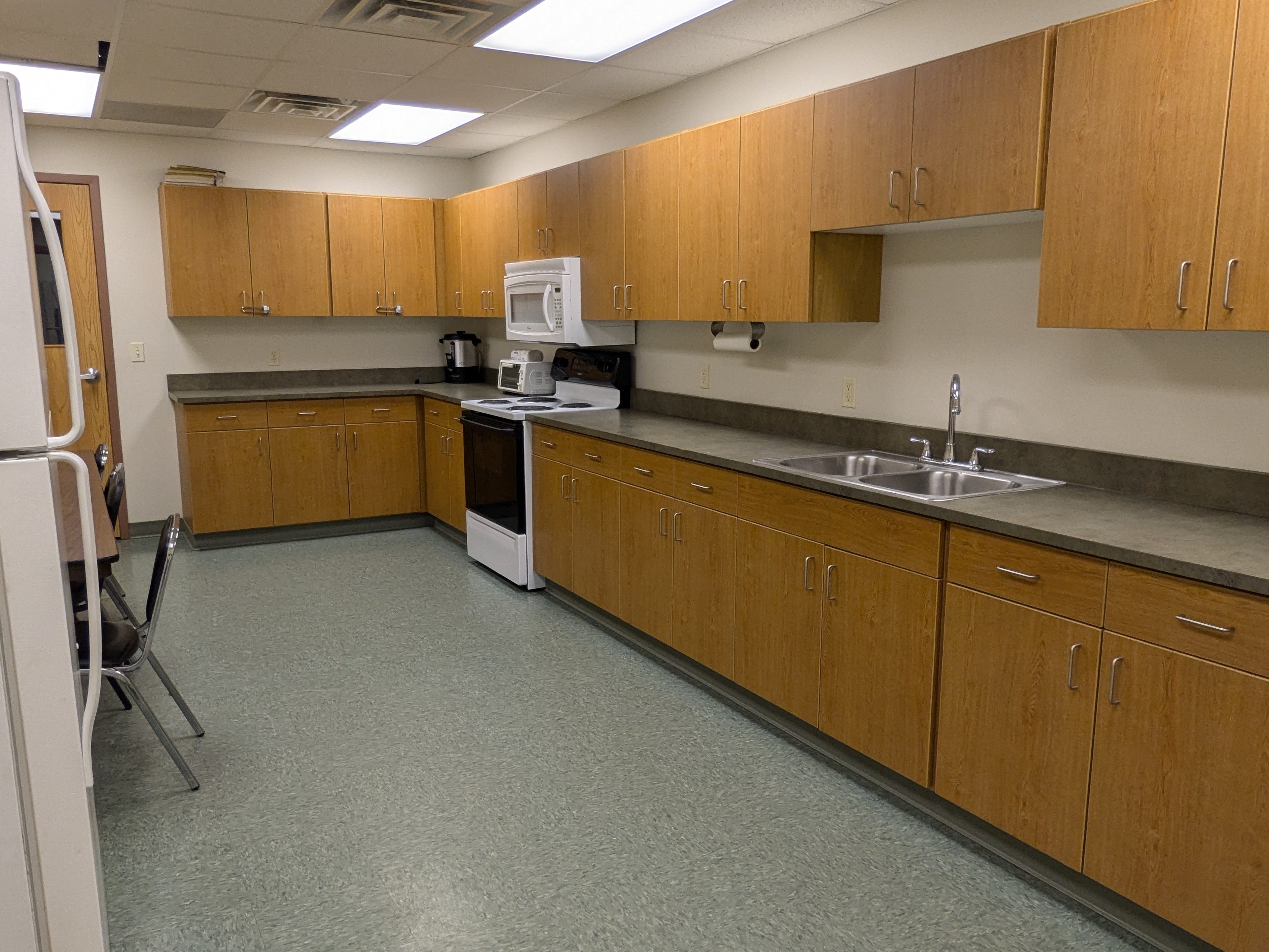 Kitchen from hallway entrance image